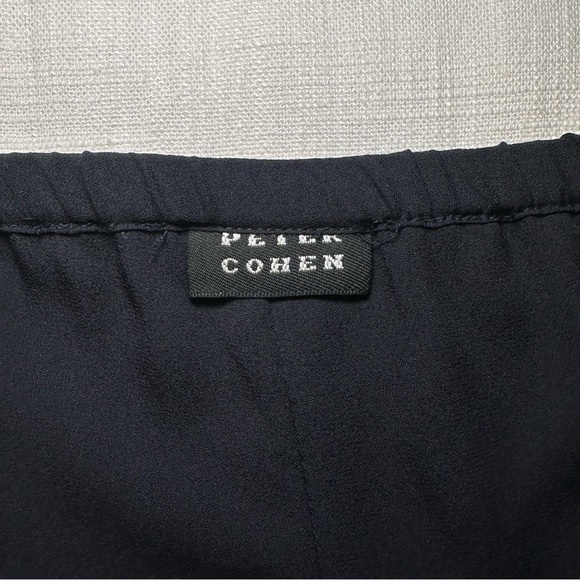 Peter Cohen Elasticated-Waistband Wide Leg Trousers - Picture 5 of 12